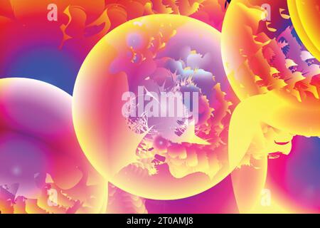 Kreatives, gelbes Farbverlauf überblendet das Hintergrunddesign Stock Vektor