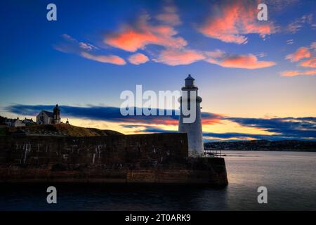 macduff Lighthouse aberdeenshire schottland. Stockfoto