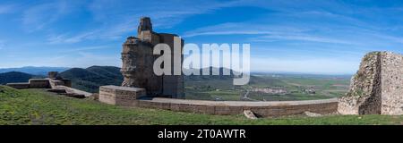 Die Alcazaba de Reina befindet sich in Extremadura Spanien Stockfoto