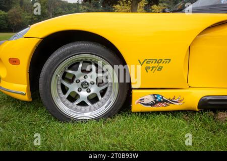 North West Casual Classic’s Car Club Veranstaltung im Burtonwood Heritage Centre, Warrington, im September 2023 Stockfoto