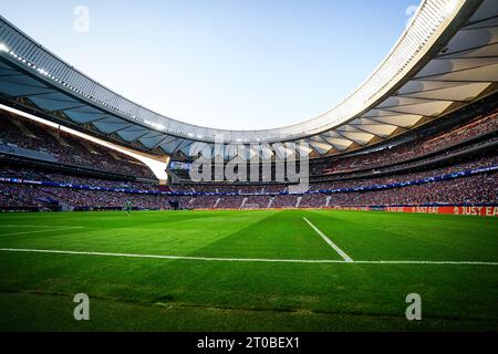 Madrid, Spanien. Oktober 2023. Madrid - Estadio Metropolitano am 4. Oktober 2023 in Madrid. Credit: Box to Box Pictures/Alamy Live News Stockfoto