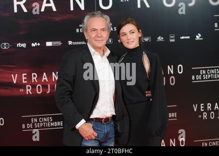 Verano EN Rojo' Madrid Fotoruf mit: Marta Nieto, Jose Coronado Wo: Madrid, Spanien Wann: 04 Sep 2023 Credit: Oscar Gonzalez/WENN Stockfoto