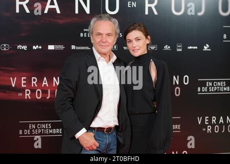 Verano EN Rojo' Madrid Fotoruf mit: Marta Nieto, Jose Coronado Wo: Madrid, Spanien Wann: 04 Sep 2023 Credit: Oscar Gonzalez/WENN Stockfoto