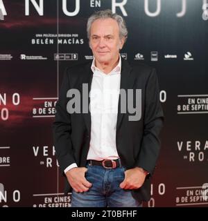 Verano EN Rojo' Madrid Fotoruf mit: Jose Coronado Wo: Madrid, Spanien Wann: 04 Sep 2023 Credit: Oscar Gonzalez/WENN Stockfoto