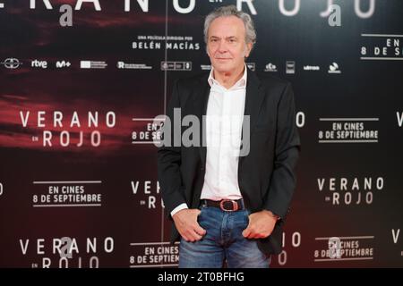 Verano EN Rojo' Madrid Fotoruf mit: Jose Coronado Wo: Madrid, Spanien Wann: 04 Sep 2023 Credit: Oscar Gonzalez/WENN Stockfoto