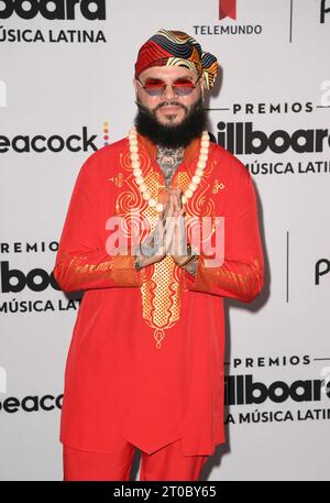 Coral Gables, FL, USA. Oktober 2023. Farruko bei den Billboard Latin Music Awards 2023 im Wasco Center in Coral Gables, Florida am 5. Oktober 2023. Quelle: Mpi04/Media Punch/Alamy Live News Stockfoto