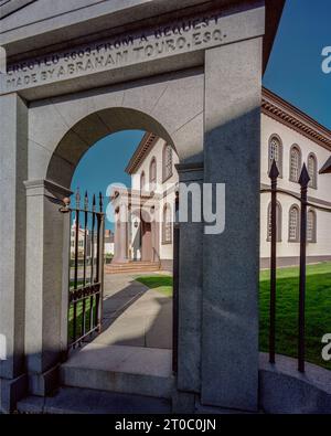 Amerikas erste historische Synagoge die ouro Synagoge in Newport, Rhode Island Stockfoto