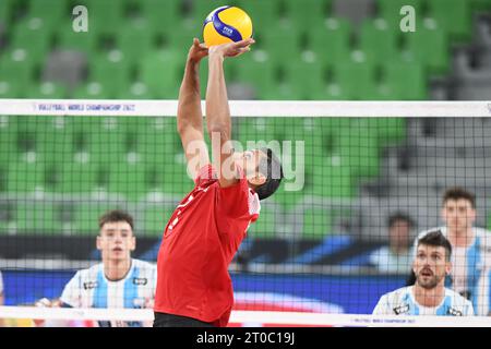 Hossam Abdalla (Ägypten). Volleyball-Weltmeisterschaft 2022. Stockfoto