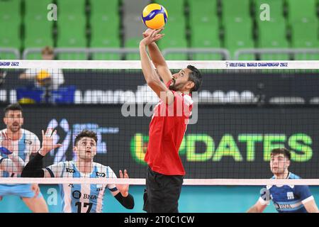 Hossam Abdalla (Ägypten). Volleyball-Weltmeisterschaft 2022. Stockfoto