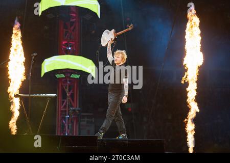 Ed Sheeran trat am 2. September 2023 im BC Place Stadium in Vancouver, BC, Kanada auf © Jamie Taylor Stockfoto