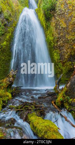 Wahkeena Falls, Columbia River Gorge, Oregon, USA Stockfoto