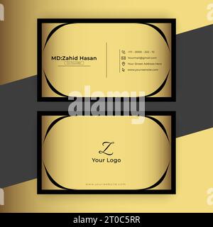 Design Von Visitenkartenvorlagen Kreatives Business Design Einfaches Design Stock Vektor