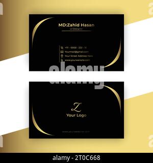 Design Von Visitenkartenvorlagen Kreatives Business Design Einfaches Design Stock Vektor