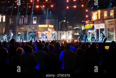 Coral Gables, Usa. Oktober 2023. Die Latin Billboard Music Awards 2023 finden am Donnerstag, den 05. Oktober 2023, an der University of Miami, Watsco Center, in Coral Gables, Florida, statt. Foto: Gary i Rothstein/UPI Credit: UPI/Alamy Live News Stockfoto