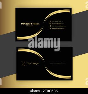 Design Von Visitenkartenvorlagen Kreatives Business Design Einfaches Design Stock Vektor