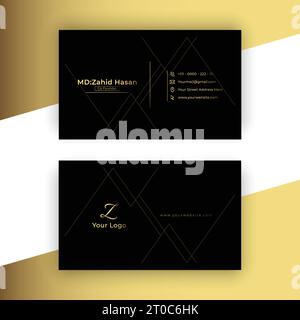 Design Von Visitenkartenvorlagen Kreatives Business Design Einfaches Design Stock Vektor