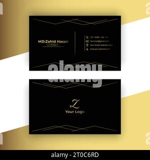 Design Von Visitenkartenvorlagen Kreatives Business Design Einfaches Design Stock Vektor