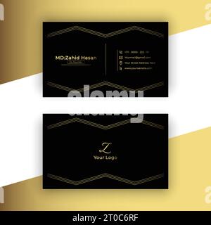 Design Von Visitenkartenvorlagen Kreatives Business Design Einfaches Design Stock Vektor