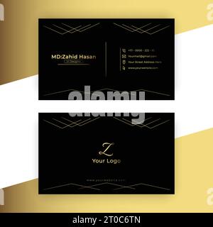 Design Von Visitenkartenvorlagen Kreatives Business Design Einfaches Design Stock Vektor