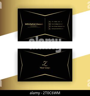 Design Von Visitenkartenvorlagen Kreatives Business Design Einfaches Design Stock Vektor