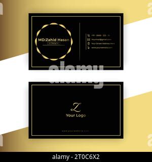 Design Von Visitenkartenvorlagen Kreatives Business Design Einfaches Design Stock Vektor