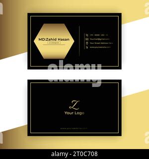 Design Von Visitenkartenvorlagen Kreatives Business Design Einfaches Design Stock Vektor