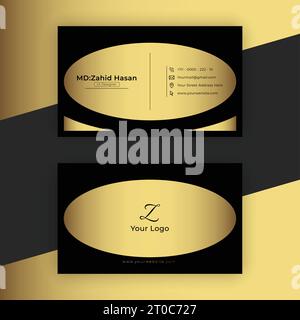 Design Von Visitenkartenvorlagen Kreatives Business Design Einfaches Design Stock Vektor