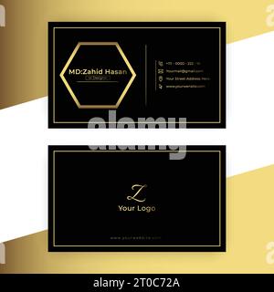 Design Von Visitenkartenvorlagen Kreatives Business Design Einfaches Design Stock Vektor