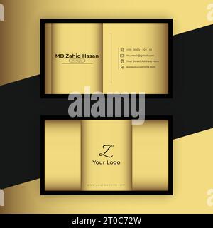 Design Von Visitenkartenvorlagen Kreatives Business Design Einfaches Design Stock Vektor