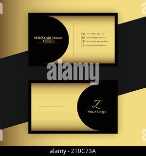 Design Von Visitenkartenvorlagen Kreatives Business Design Einfaches Design Stock Vektor