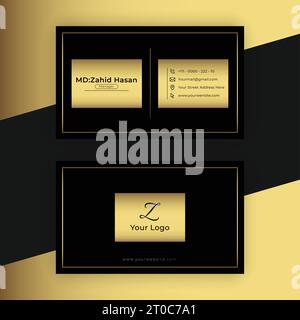 Design Von Visitenkartenvorlagen Kreatives Business Design Einfaches Design Stock Vektor