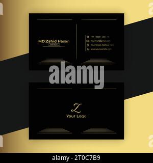 Design Von Visitenkartenvorlagen Kreatives Business Design Einfaches Design Stock Vektor