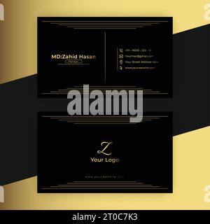Design Von Visitenkartenvorlagen Kreatives Business Design Einfaches Design Stock Vektor