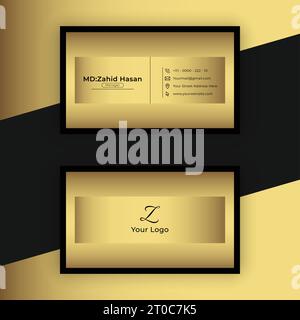 Design Von Visitenkartenvorlagen Kreatives Business Design Einfaches Design Stock Vektor