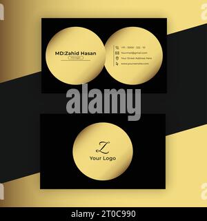 Design Von Visitenkartenvorlagen Kreatives Business Design Einfaches Design Stock Vektor