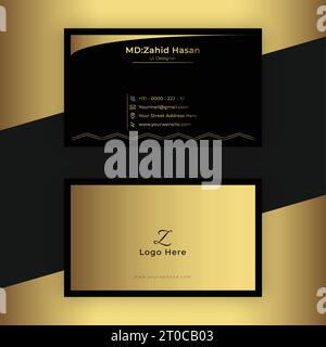 Design Von Visitenkartenvorlagen Kreatives Business Design Einfaches Design Stock Vektor