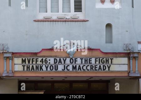 Mill Valley, USA. Oktober 2023. Atomsphere bei der Premiere von „Day of the Fight“ des Mill Valley Film Festivals 2023 im Outdoor Art Club am 5. Oktober 2023 in Mill Valley, Kalifornien. Foto: Picture Happy Photos/imageSPACE für MVFF Credit: Imagespace/Alamy Live News Stockfoto