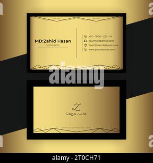 Design Von Visitenkartenvorlagen Kreatives Business Design Einfaches Design Stock Vektor