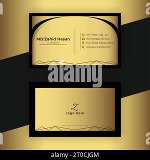 Design Von Visitenkartenvorlagen Kreatives Business Design Einfaches Design Stock Vektor