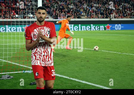 Freiburg, Deutschland. Oktober 2023. Freiburg, Deutschland 05. Oktober 2023: Europa League - 2023/2024 - SC Freiburg vs. West Ham United im Bild: Vincenzo Grifo (SC Freiburg) Credit: dpa/Alamy Live News Stockfoto