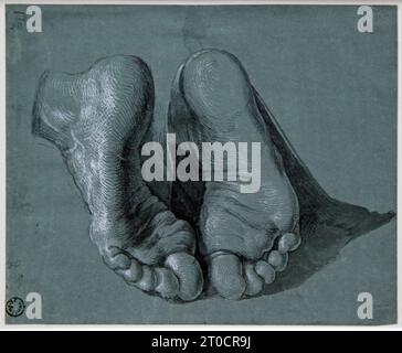 Studie über zwei Füße (um 1508) von Albrecht Dürer (1471 – 1528) Stockfoto