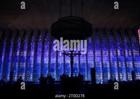 Santuario Dom Bosco Kirche, Brasilia, Brasilien. Stockfoto