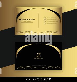 Design Von Visitenkartenvorlagen Kreatives Business Design Einfaches Design Stock Vektor