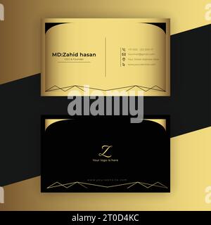 Design Von Visitenkartenvorlagen Kreatives Business Design Einfaches Design Stock Vektor
