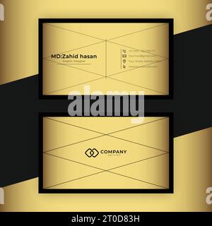 Design Von Visitenkartenvorlagen Kreatives Business Design Einfaches Design Stock Vektor