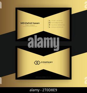 Design Von Visitenkartenvorlagen Kreatives Business Design Einfaches Design Stock Vektor