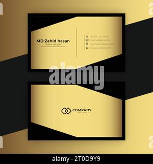 Design Von Visitenkartenvorlagen Kreatives Business Design Einfaches Design Stock Vektor