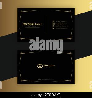 Design Von Visitenkartenvorlagen Kreatives Business Design Einfaches Design Stock Vektor