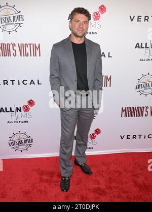 Westwood, Kalifornien, USA. Oktober 2023. Ryan Phillippe. Los Angeles Premiere von Mirandas Opfer im Regency Bruin Theatre. Foto Copyright: XBillyxBennight/AdMediax/MediaPunchx Credit: Imago/Alamy Live News Stockfoto