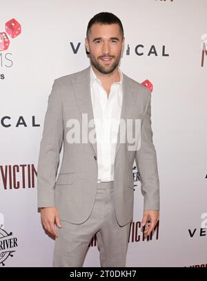 Westwood, Kalifornien, USA. Oktober 2023. Josh Bowman. Los Angeles Premiere von Mirandas Opfer im Regency Bruin Theatre. Foto Copyright: XBillyxBennight/AdMediax/MediaPunchx Credit: Imago/Alamy Live News Stockfoto